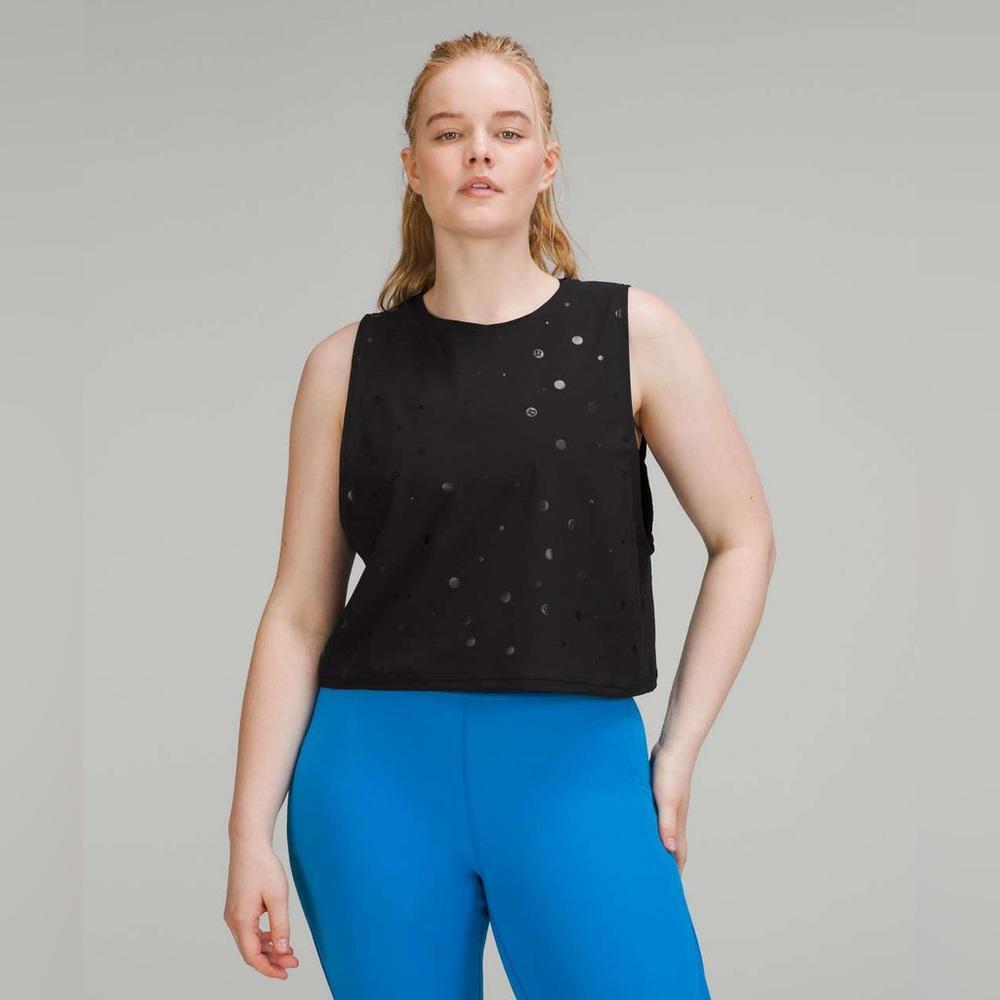 Lululemon Muscle Love Tank Top - Foil Black - 8